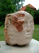 Kopf aus Kalkstein, Kroatien - 1.jpg